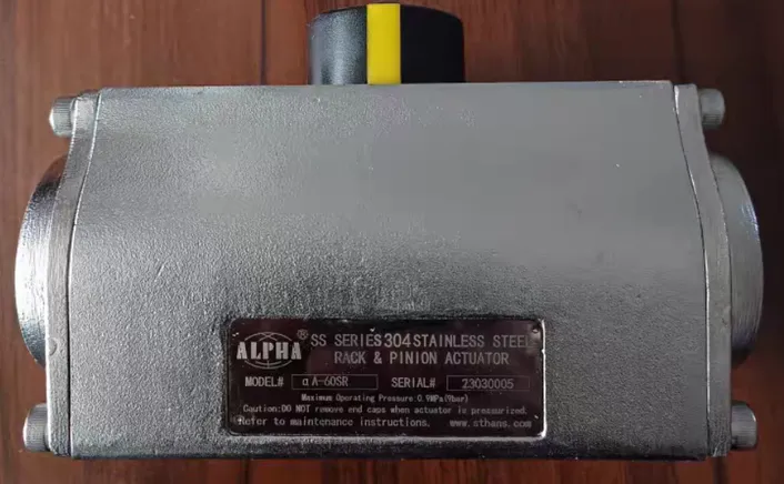 Fire damper cylinder actuator, ACHEM, 12-SS304, size 60