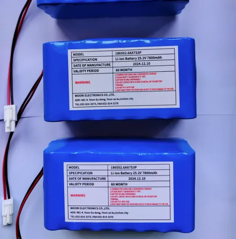 Li-ion Battery Pack 25.2V 7800mAh