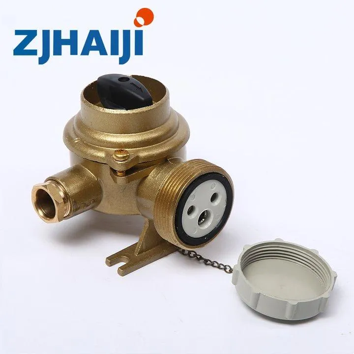 Marine brass socket with switch