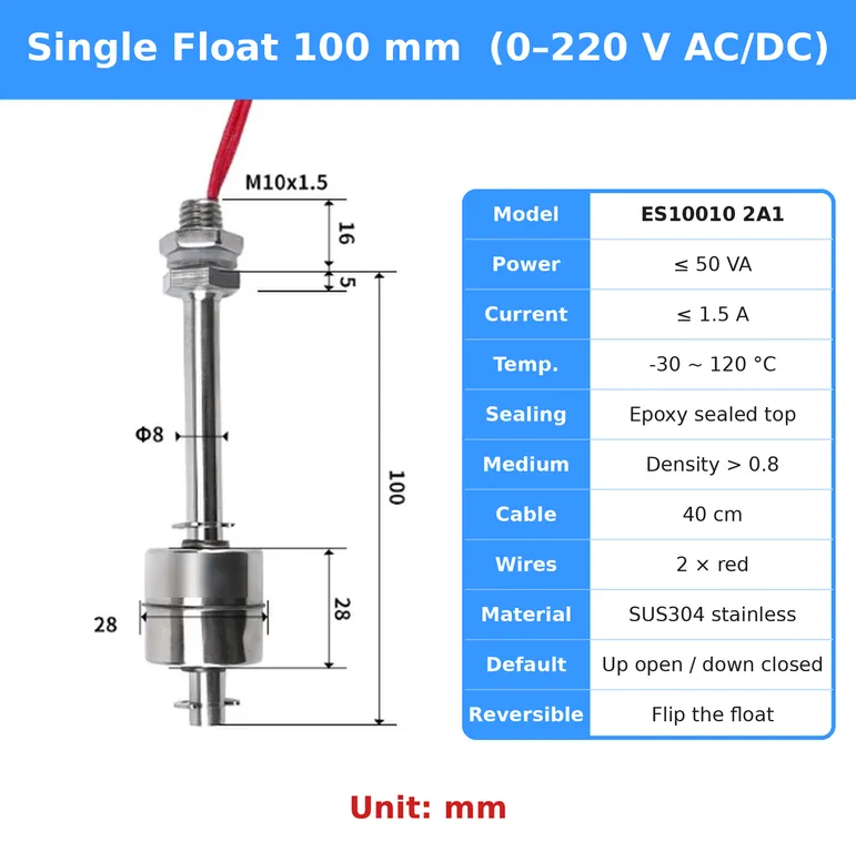 Float Level Switch