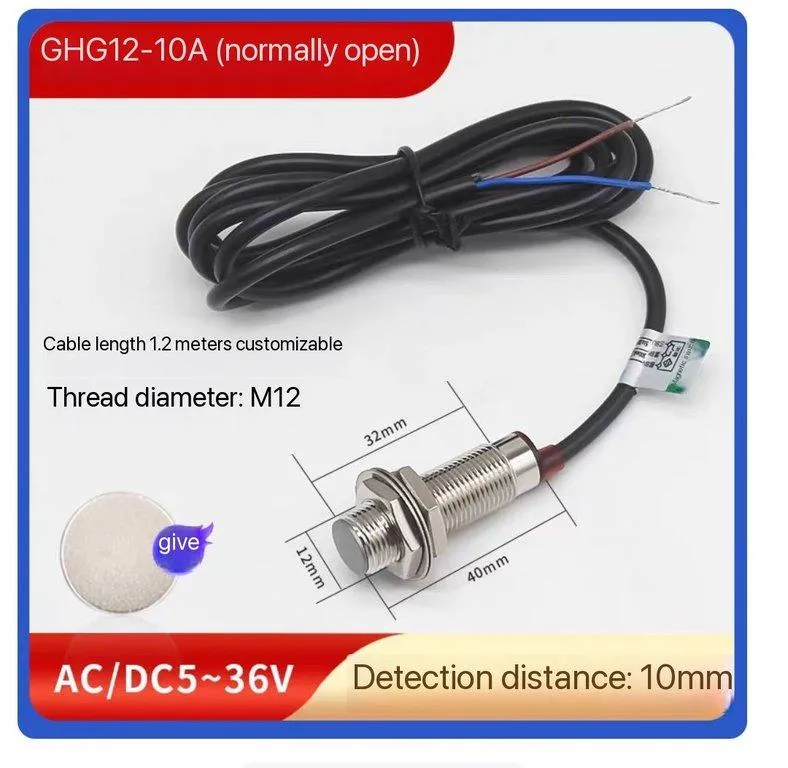 M12 magnetic proximity switch
