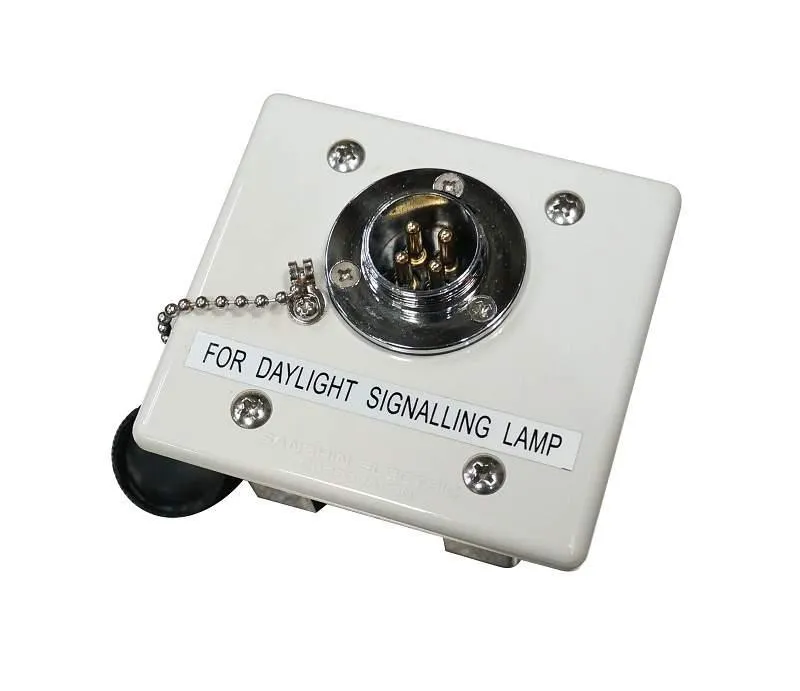 Daylight Signal light socket, ALDIS lamp socket