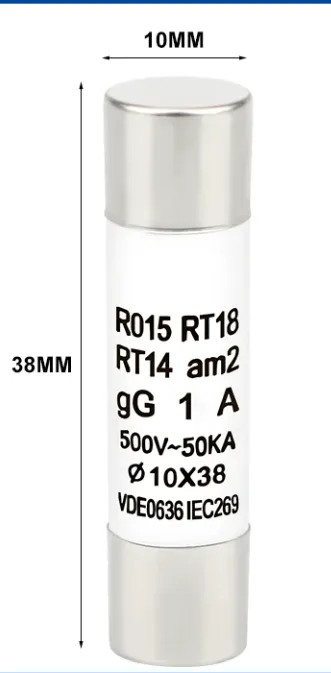 Fuse, gG 2A: 500V-50KA