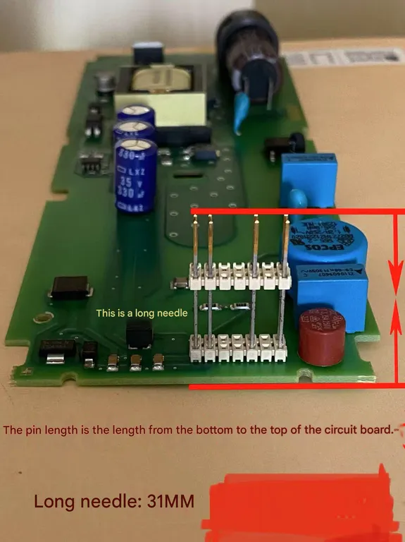 SIEMENS S7-200 POWER SUPPLY BOARD CPU224, pin length 31mm