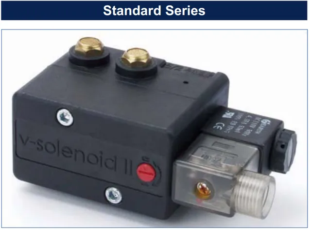 NAMUR Solenoid Valve V-Solenoid II VS-SSE0-DC024, 5/2-3/2, 24VDC, Stainless (Corrosion Resistant)