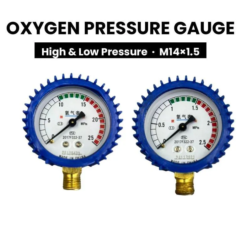 Oxygen Pressure Gauge 0-25MPa